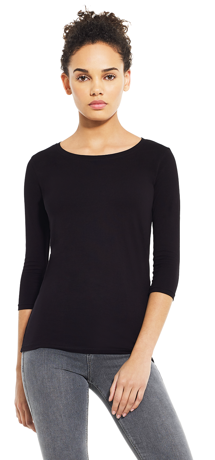 3/4 Sleeve Stretch Tee