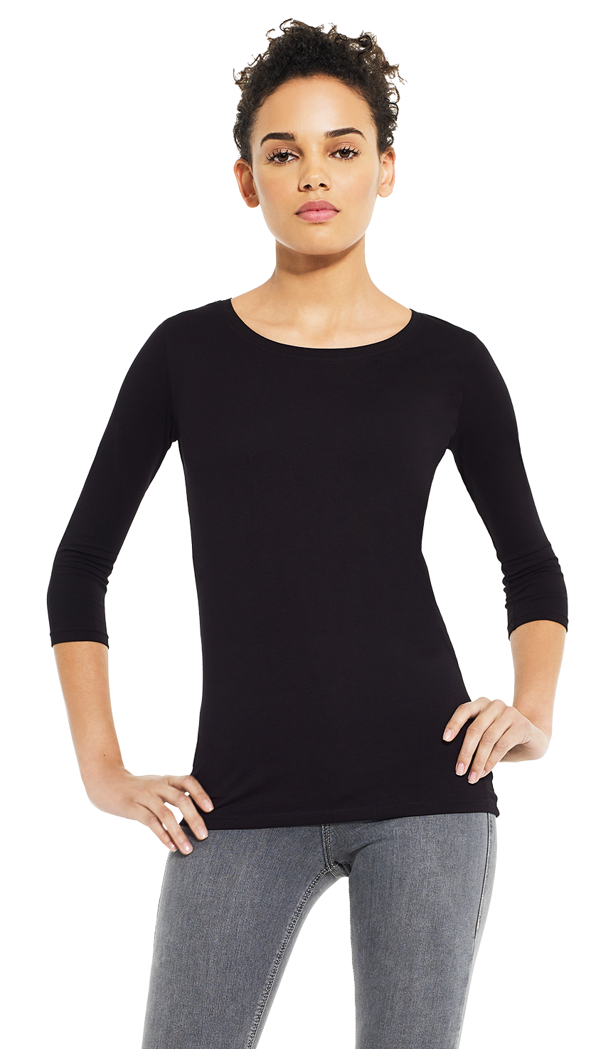 3/4 Sleeve Stretch Tee